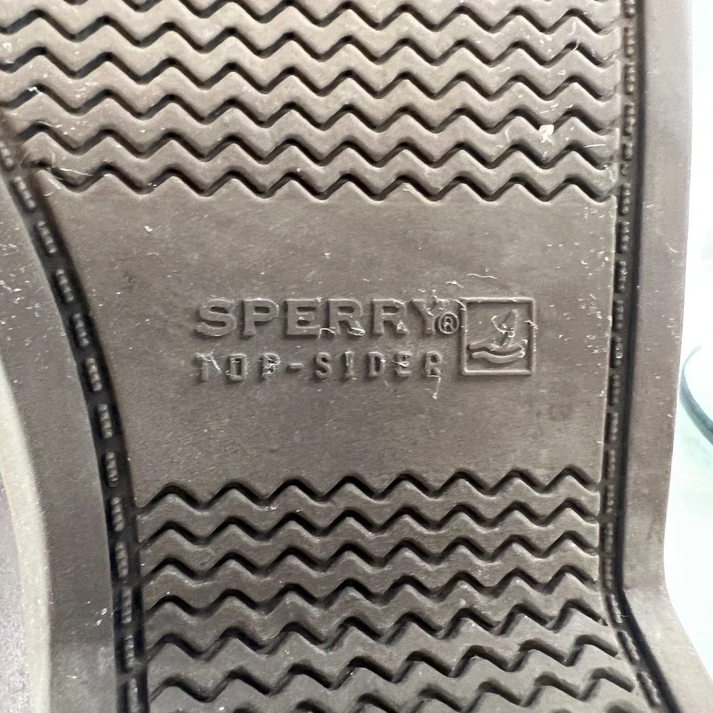 Sperry Saltwater Womans Duck Boot Brown Waterproof‎  9